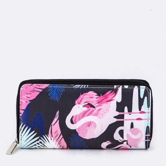 🏖NWT Flamingo Zipper Wallet🏖 - Picture 2 of 8